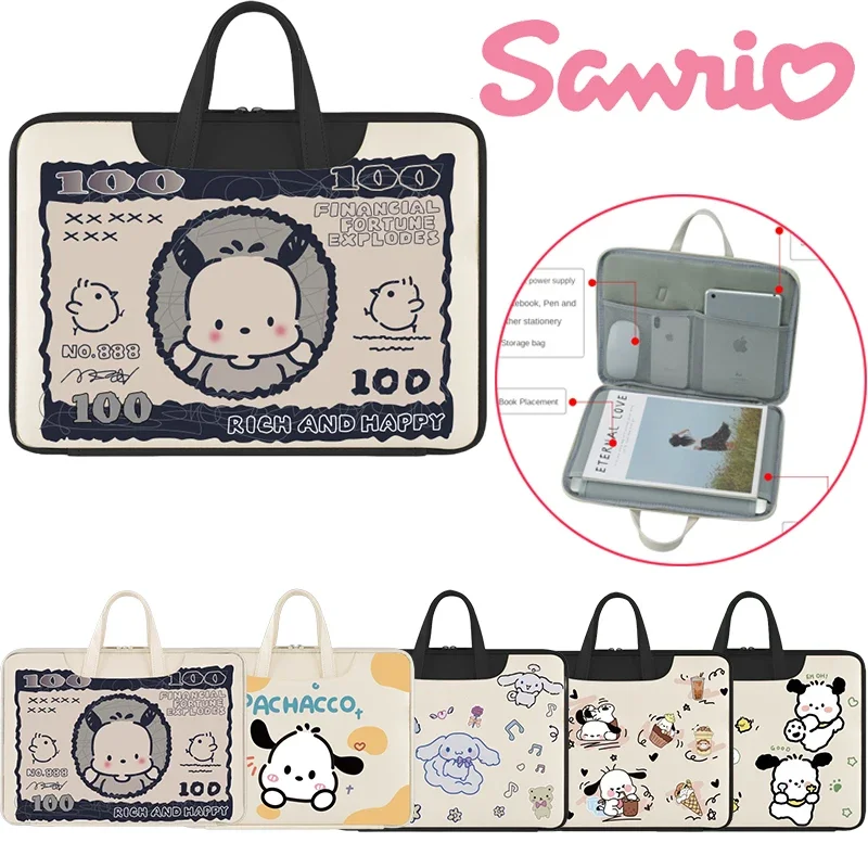 Сумка для ноутбука Sanrio Pocha, мультяшная водонепроницаемая сумка для ноутбука 13 15,6 14 16 дюймов, чехол для Macbook Air Pro, сумка для компьютера
Сумка для ноутбука Sanrio Pocha, мультяшная водонепроницаемая сумка для ноутбука 13 15,6 14 16 дюймов, чехол для Macbook Air Pro, сумка для компьютера