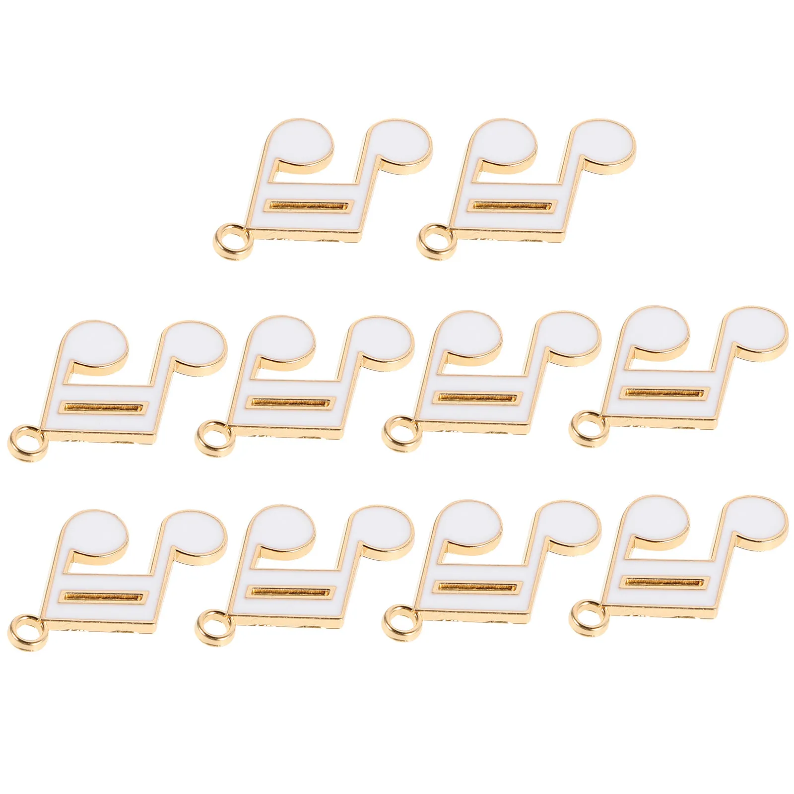 10Pcs Enamel Music Note Charms Multistyle Instruments Symbols Pendants DIY Necklace Bracelet Earrings Jewelry Making Crafting