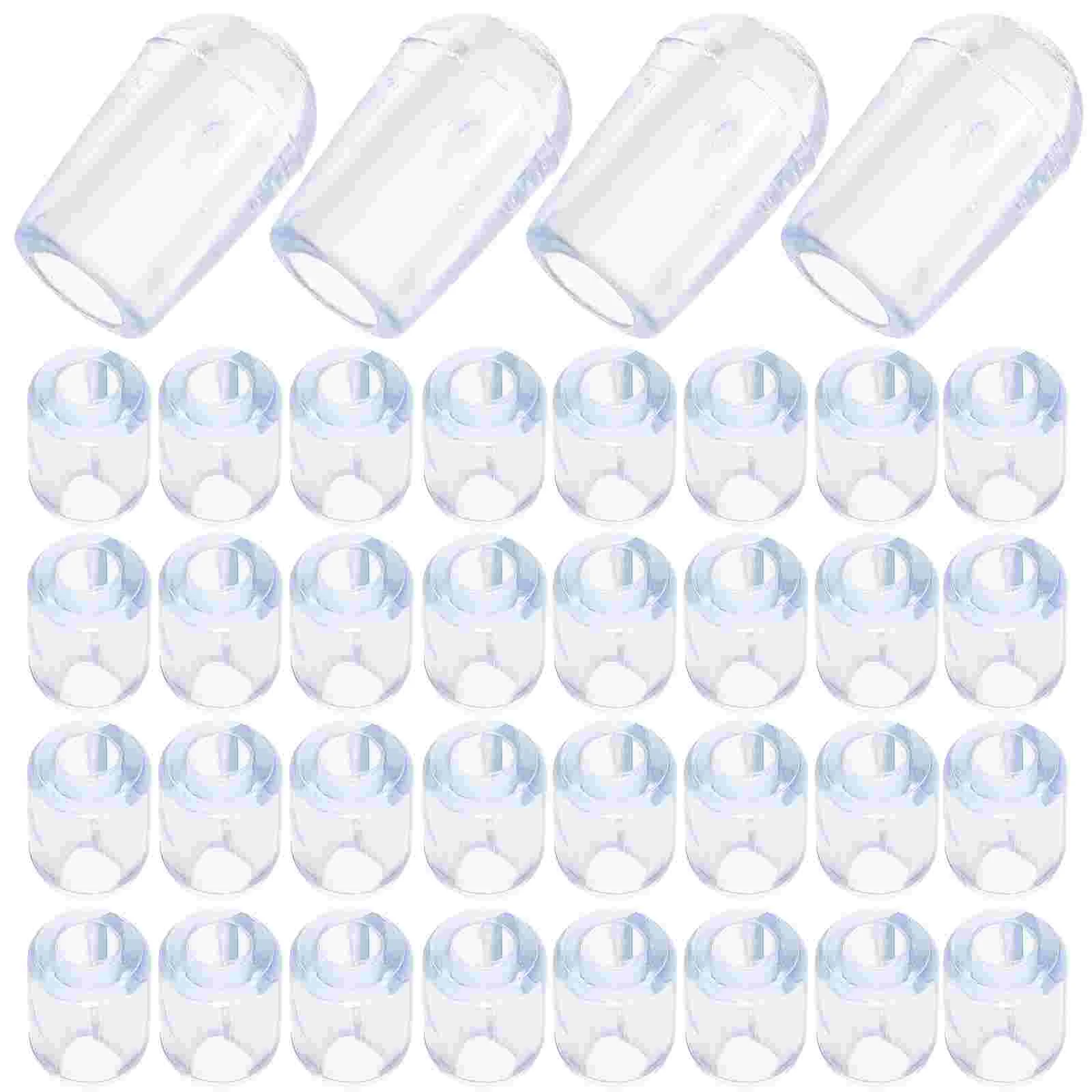 80 Pcs Transparent Rubber Sleeve Sink Grate Protectors Kitchen Grids Feet for Protective Replacement Rack Coat Hanger Plastic
80 Pcs Transparent Rubber Sleeve Sink Grate Protectors Kitchen Grids Feet for Protective Replacement Rack Coat Hanger Plastic