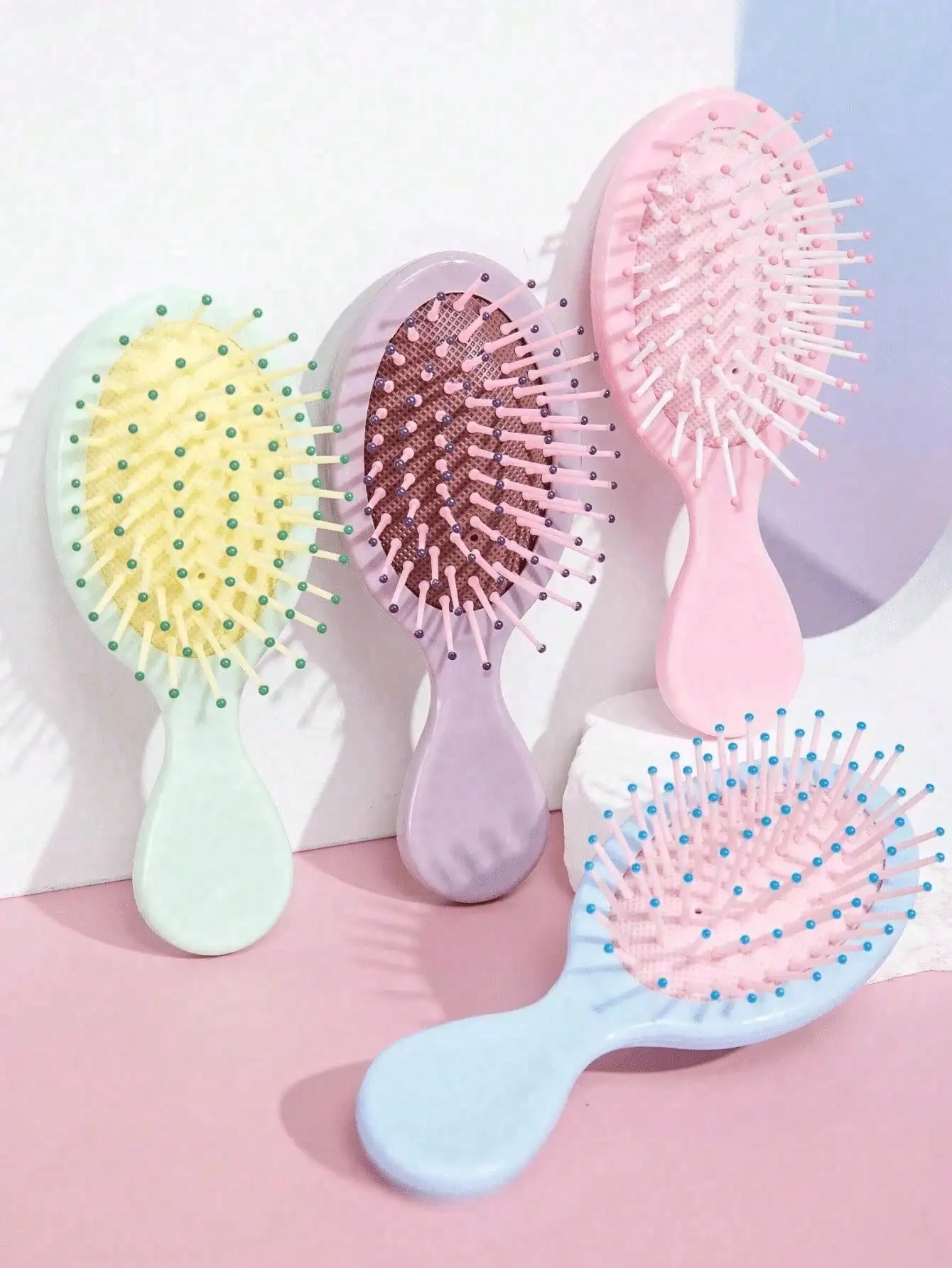 1pc Macaron Mini Cute Soft Nylon Bristle Portable Travel Wet & Dry Air Cushion Brush, Suitable For Daily Travel Outdoor Use, Children Air Cushion Brush, Girls, Hair Care. Gift For Girls, Back To School, Graduation Season, Gift For Mom And Friends, Travel,
1pc Macaron Mini Cute Soft Nylon Bristle Portable Travel Wet & Dry Air Cushion Brush, Suitable For Daily Travel Outdoor Use, Children Air Cushion Brush, Girls, Hair Care. Gift For Girls, Back To School, Graduation Season, Gift For Mom And Friends, Travel,
