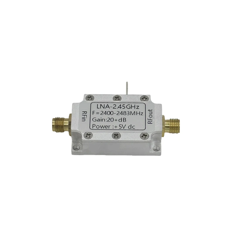 2.4GHz Low Noise Amplifier LNA RF Amplifier RF Module RF Module Image Transmission Extender 2400-2483MHZ
2.4GHz Low Noise Amplifier LNA RF Amplifier RF Module RF Module Image Transmission Extender 2400-2483MHZ