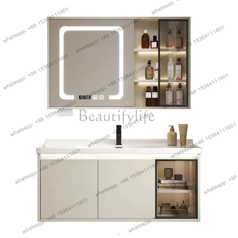 Cream wind ceramic integrated bathroom cabinet combination with side cabinet toilet wash basin cabinet
Cream wind ceramic integrated bathroom cabinet combination with side cabinet toilet wash basin cabinet