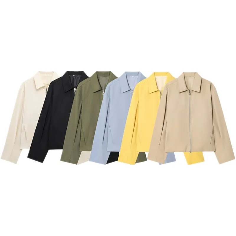 Spring 2025 Women's Faion Pilot Jaet Collar Coat New Arrival Versatile Commute Outerwear Warm Zipper Closure Loose Fit
Spring 2025 Women's Faion Pilot Jaet Collar Coat New Arrival Versatile Commute Outerwear Warm Zipper Closure Loose Fit