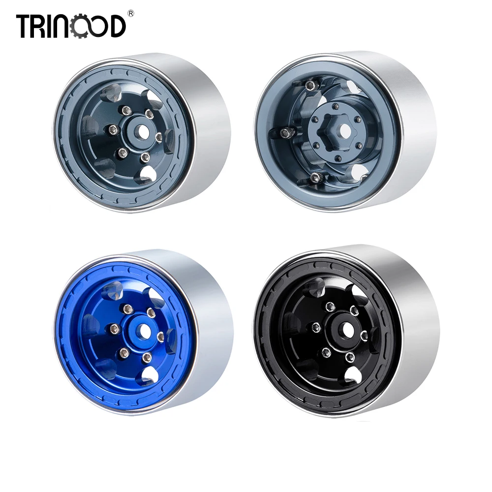 TRINOOD 4PCS Aluminum Beadlock Wheel Rim Hubs for 1/18 RC Crawler Car TRX4M Bronco Defender Spare Part
TRINOOD 4PCS Aluminum Beadlock Wheel Rim Hubs for 1/18 RC Crawler Car TRX4M Bronco Defender Spare Part