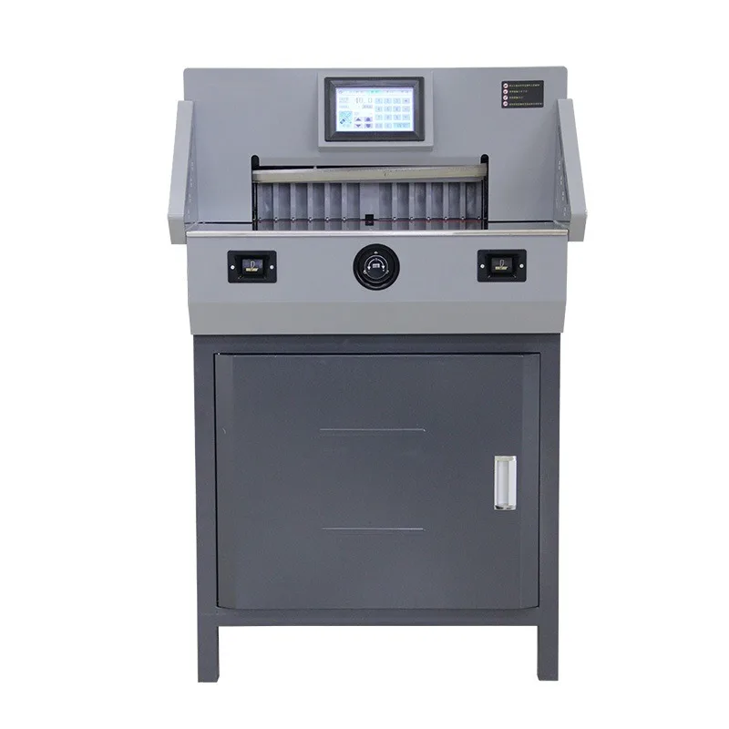 【Popular】480V8 A3 Automatic Paper Cutter With Cutting Paper Size 480mm Paper Guillotine Price
【Popular】480V8 A3 Automatic Paper Cutter With Cutting Paper Size 480mm Paper Guillotine Price