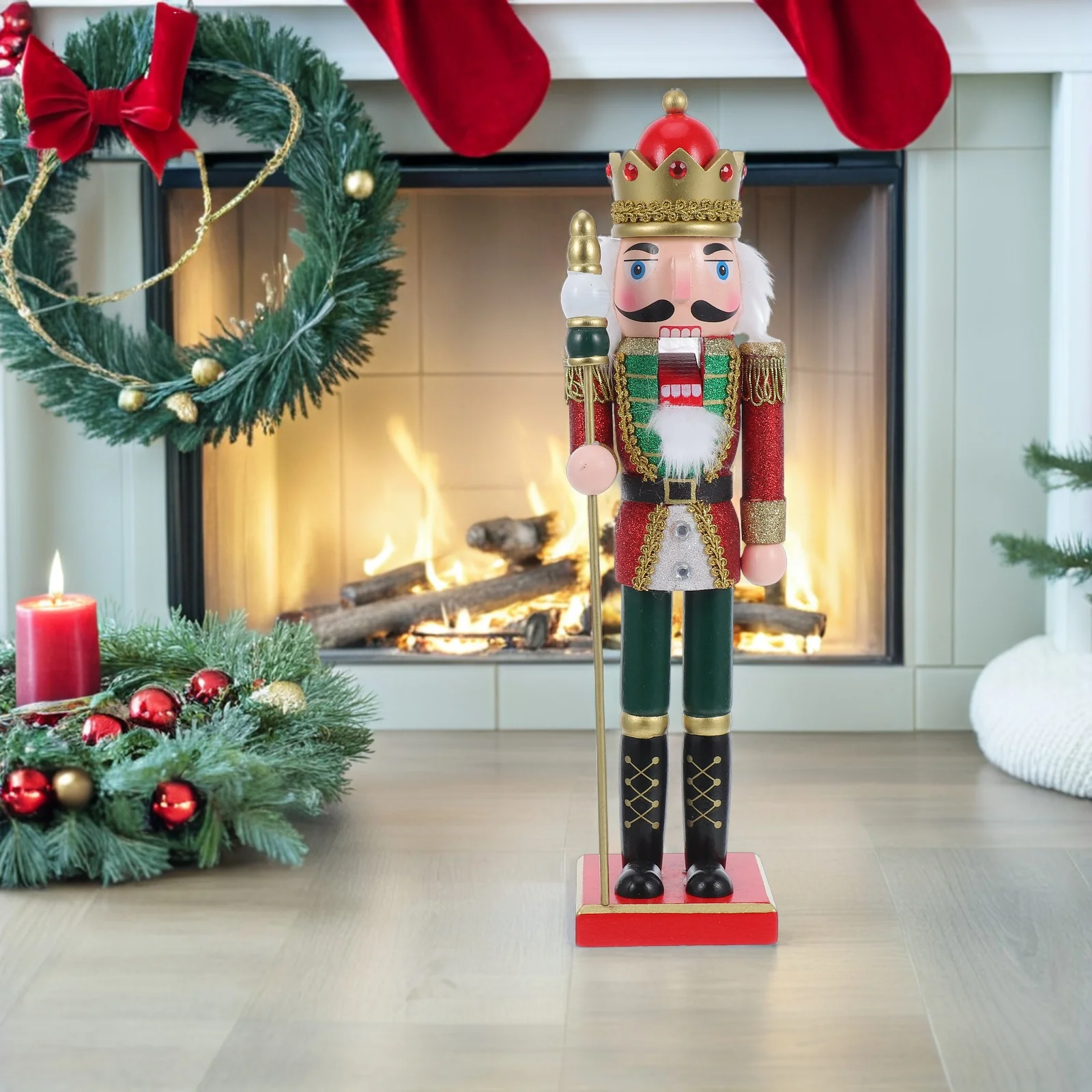Nutcracker Ornament Soldier Festive Wooden Soldiers Decorative Decorations Statue Figure
Nutcracker Ornament Soldier Festive Wooden Soldiers Decorative Decorations Statue Figure