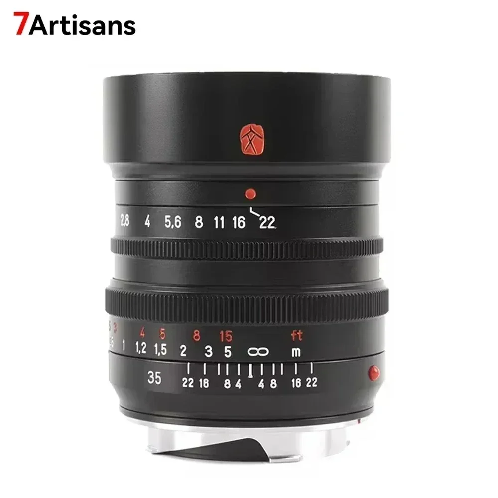 7artisans M35mm F1.4 Полнокадровый объектив с ручной фокусировкой Prime для камеры Leica M2 M3 M4 M8 M9 M10 Объектив с креплением Leica M и адаптером
7artisans M35mm F1.4 Полнокадровый объектив с ручной фокусировкой Prime для камеры Leica M2 M3 M4 M8 M9 M10 Объектив с креплением Leica M и адаптером