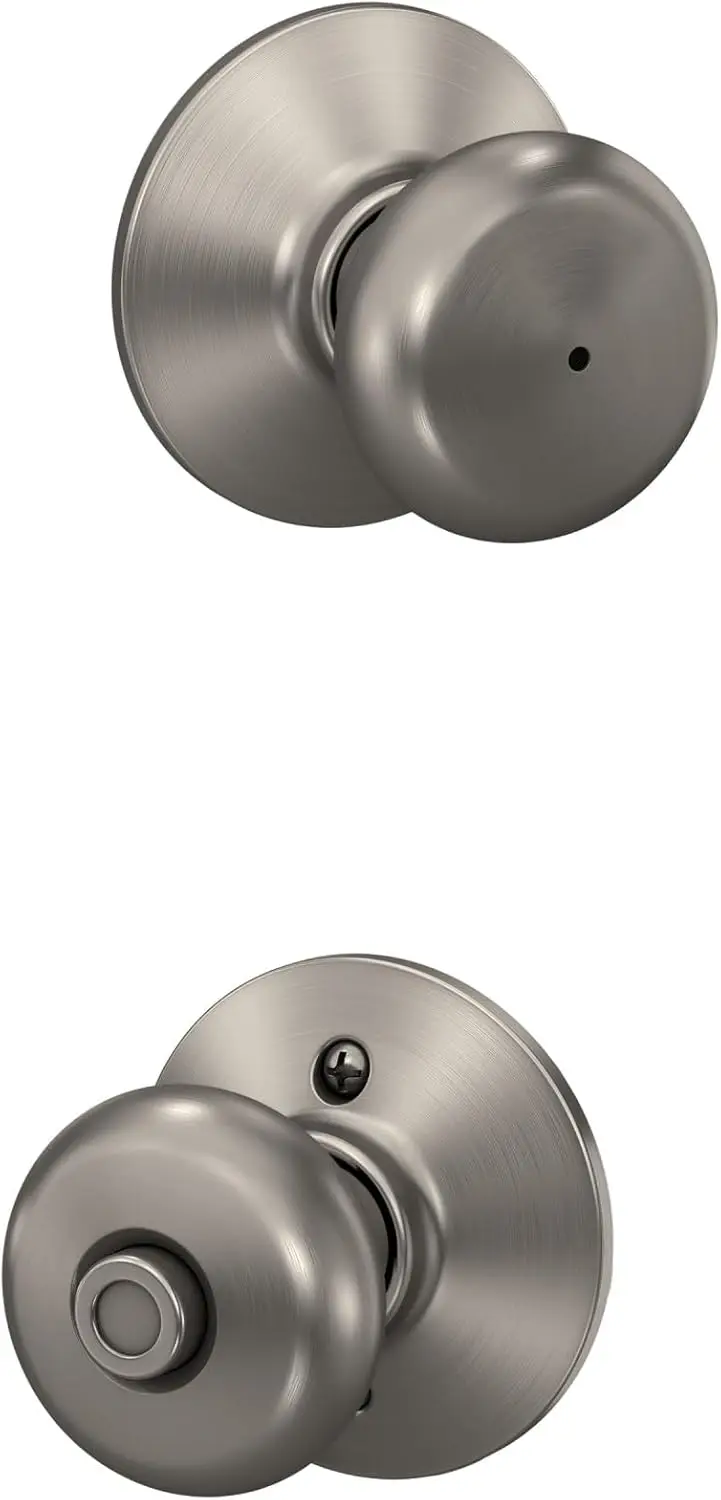 Privacy Door Knob for Bed & Bath, Satin Nickel, Keyless Lock
Privacy Door Knob for Bed & Bath, Satin Nickel, Keyless Lock