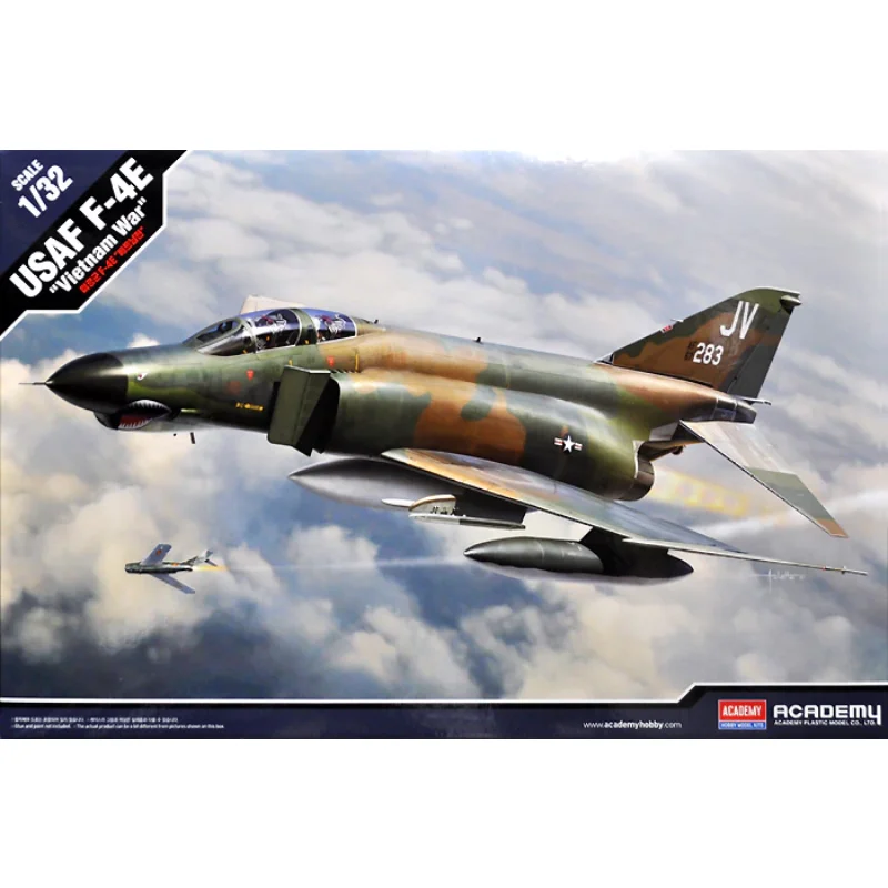 Academy 1/32 assembly model 12133 American F-4E Ghost Fighter -Aircraft Model Kit
Academy 1/32 assembly model 12133 American F-4E Ghost Fighter -Aircraft Model Kit