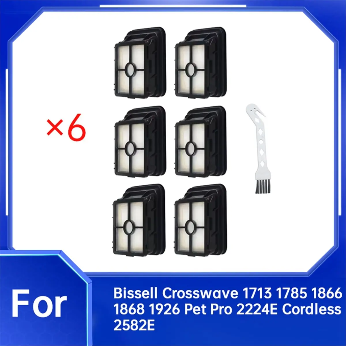 Filter for 1713 1785 1866 1868 1926 2224E Cordless 2582E Serie Vacuum Cleaner
Filter for 1713 1785 1866 1868 1926 2224E Cordless 2582E Serie Vacuum Cleaner