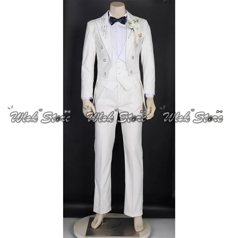 ABC123Love And Deepspace Zayne Cosplay Costume White Wedding Suit Tuxedo Men Women Halloween Party Carnival Outfits Bl5,j'8.k/4\
ABC123Love And Deepspace Zayne Cosplay Costume White Wedding Suit Tuxedo Men Women Halloween Party Carnival Outfits Bl5,j'8.k/4\