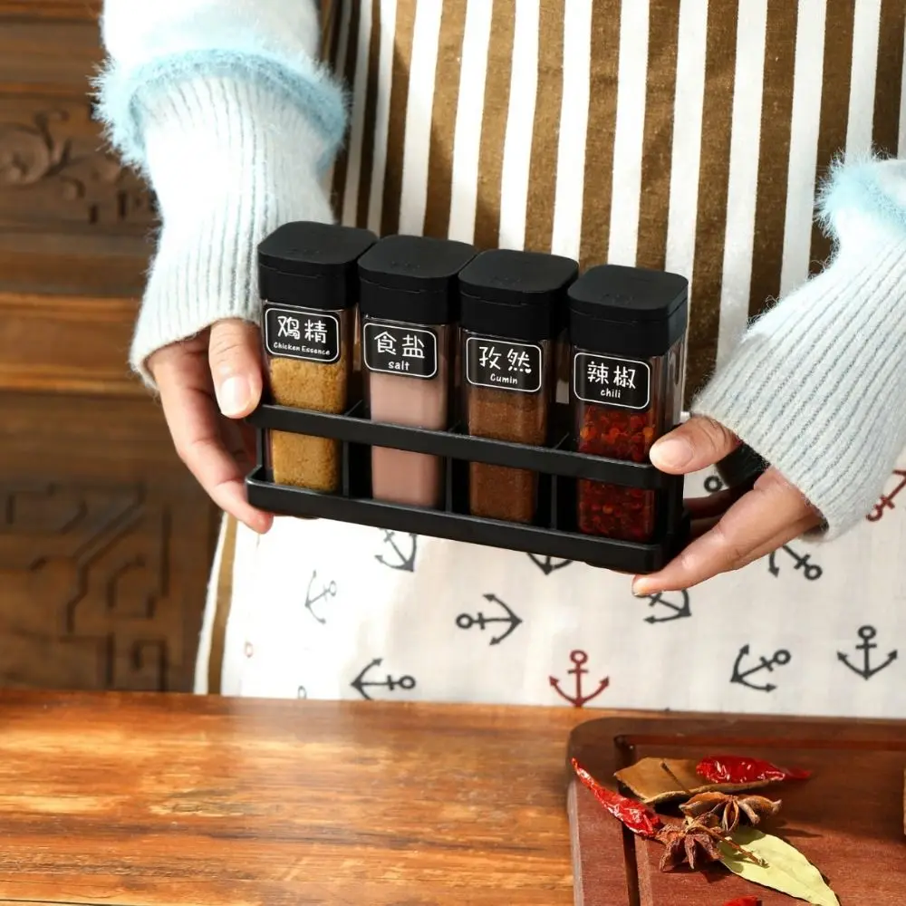 8Pcs Sealed Spice Storage Bottle Transparent Moisture-proof Spice Combination Set Space Saver Portable Spice Storage Container
8Pcs Sealed Spice Storage Bottle Transparent Moisture-proof Spice Combination Set Space Saver Portable Spice Storage Container