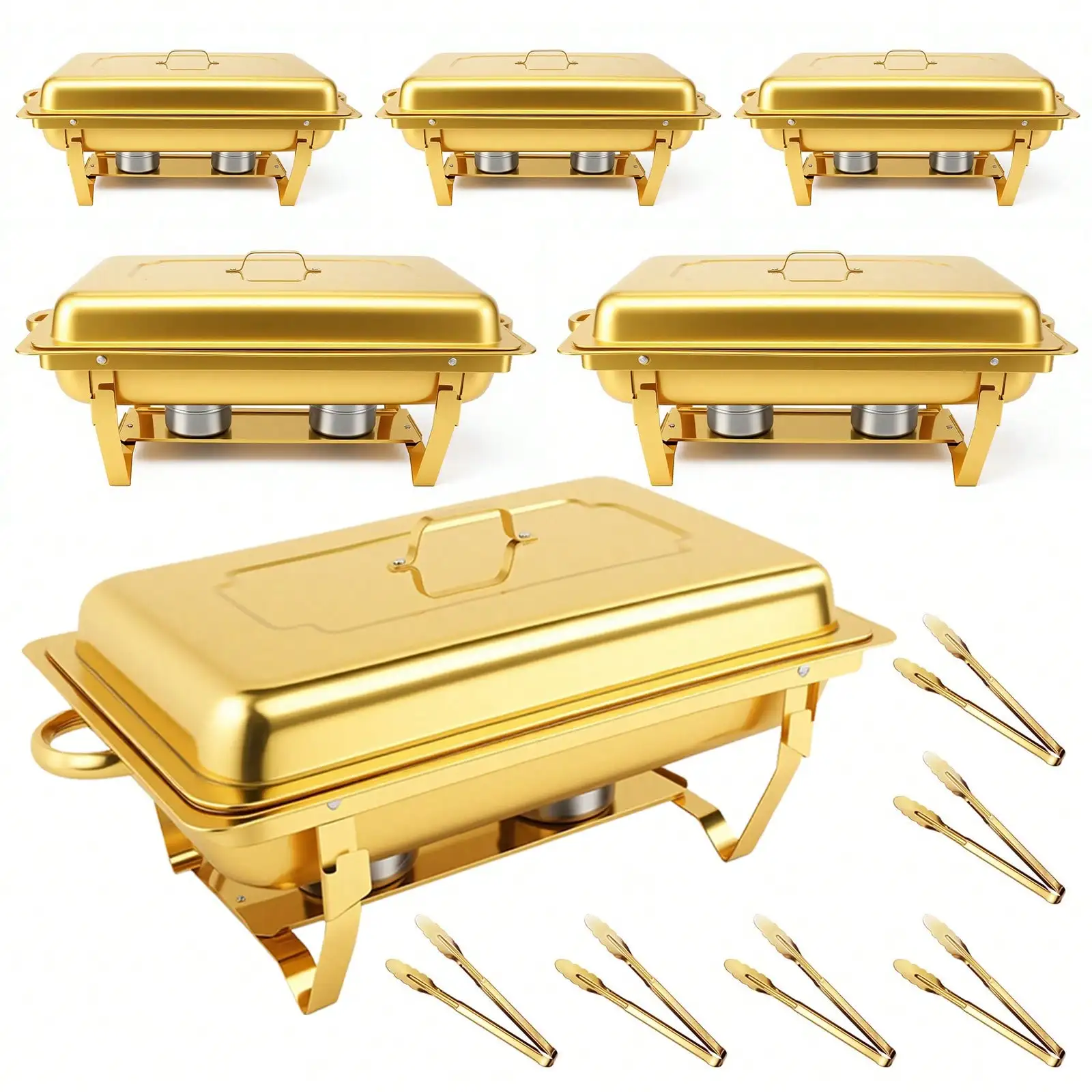 Chafing Dishes For Buffet Set,Square Chafing Buffet Elegant And Dignified For Catering Supplies Buffet Display ,Food Warmer Perfect For Buffet Servers And Warmers,Barbecue,(316) Stainless Steel Chafing Buffet, Perfectly Adapted To The Needs Of Chilled Dri
Chafing Dishes For Buffet Set,Square Chafing Buffet Elegant And Dignified For Catering Supplies Buffet Display ,Food Warmer Perfect For Buffet Servers And Warmers,Barbecue,(316) Stainless Steel Chafing Buffet, Perfectly Adapted To The Needs Of Chilled Dri