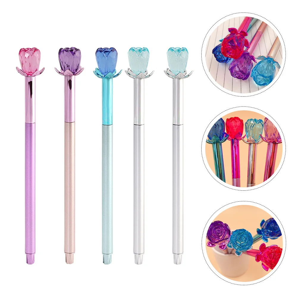 5 шт., черные гелевые ручки с запасом, розовый дизайн, креативные быстросохнущие чернила с бриллиантами, гладкие письменные студенческие канцелярские ручки, портативные
5 шт., черные гелевые ручки с запасом, розовый дизайн, креативные быстросохнущие чернила с бриллиантами, гладкие письменные студенческие канцелярские ручки, портативные