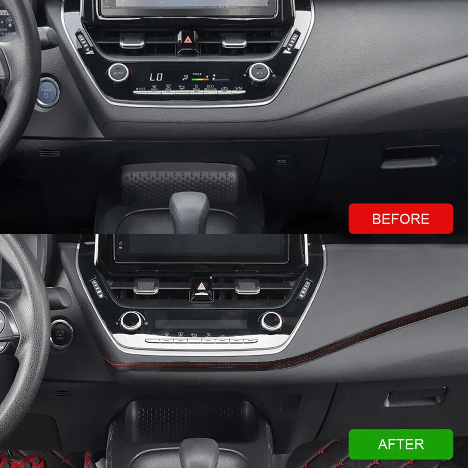 1PCS 1M PU Leather Car Dashboard Decor Line Strip Sticker Moulding Trim Perfect Fit And Compatibility Oxidation Resistance
1PCS 1M PU Leather Car Dashboard Decor Line Strip Sticker Moulding Trim Perfect Fit And Compatibility Oxidation Resistance