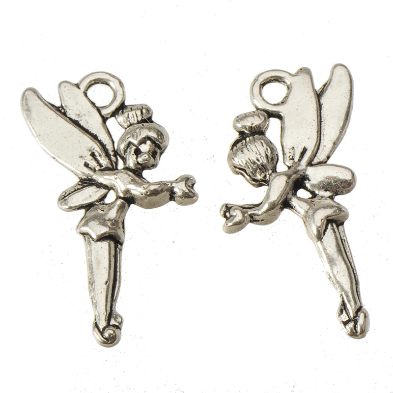 50pcs Angel Charms Gifts Jewelry Making DIY Bracelets Keychains Elf Silver Metal Accessories For Handicrafts Berloques Supplies
50pcs Angel Charms Gifts Jewelry Making DIY Bracelets Keychains Elf Silver Metal Accessories For Handicrafts Berloques Supplies