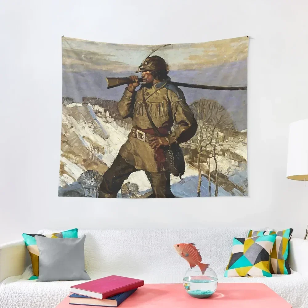 “The Frontiersman” by NC Wyeth Tapestry Kawaii Room Decor Aesthetic Room Decoration Tapestry
“The Frontiersman” by NC Wyeth Tapestry Kawaii Room Decor Aesthetic Room Decoration Tapestry