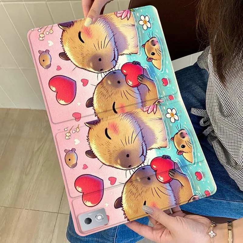 Cute Capybara Heart Love Gift For Xiaoxin Lenovo Tab Pad K11 K10 M10 P11 3rd Plus Pro Legion Y700 Y900 Gen4 2 Tablet Case
Cute Capybara Heart Love Gift For Xiaoxin Lenovo Tab Pad K11 K10 M10 P11 3rd Plus Pro Legion Y700 Y900 Gen4 2 Tablet Case