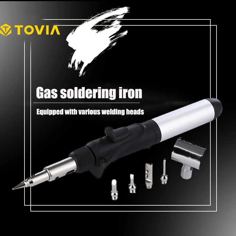10-in-1 gas soldering iron set, maximum temperature 1300 degrees Celsius, suitable for all kinds of soldering, soldering tools
10-in-1 gas soldering iron set, maximum temperature 1300 degrees Celsius, suitable for all kinds of soldering, soldering tools