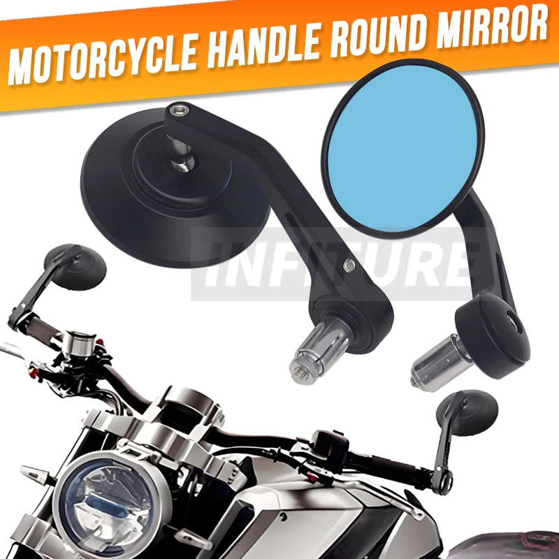 For Royal Enfield Bullet/Meteor/Classic 350 500 Interceptor 650 CNC Motorcycle Bar End Mirrors Retro Handlebar Tip Rearview
For Royal Enfield Bullet/Meteor/Classic 350 500 Interceptor 650 CNC Motorcycle Bar End Mirrors Retro Handlebar Tip Rearview