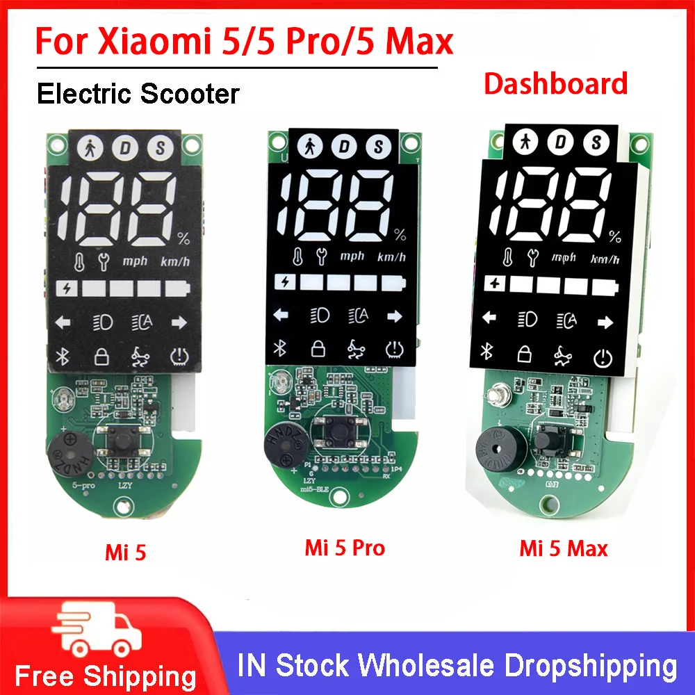 Electric Scooter Circuit Board Dashboard Suitable for Xiaomi 5/5 Max/5 Pro Scooter Display Motherboard Replacement Accessories
Electric Scooter Circuit Board Dashboard Suitable for Xiaomi 5/5 Max/5 Pro Scooter Display Motherboard Replacement Accessories