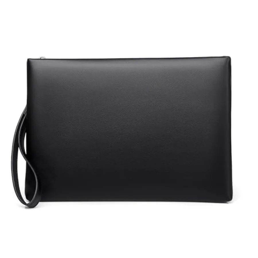 Mens Clutch Bag Handbag Leather Zipper Large Wallet Clutch Purse with Money
Mens Clutch Bag Handbag Leather Zipper Large Wallet Clutch Purse with Money