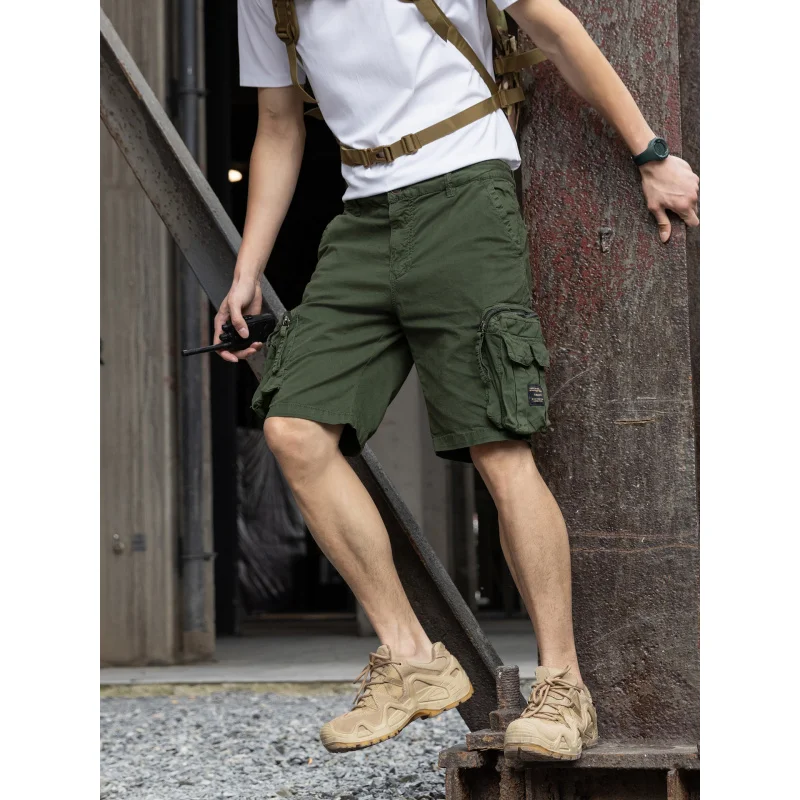 Men's Multi Pocket Tactical Workwear Five Quarter Straight Leg Loose Casual Shorts Functional Style
Men's Multi Pocket Tactical Workwear Five Quarter Straight Leg Loose Casual Shorts Functional Style