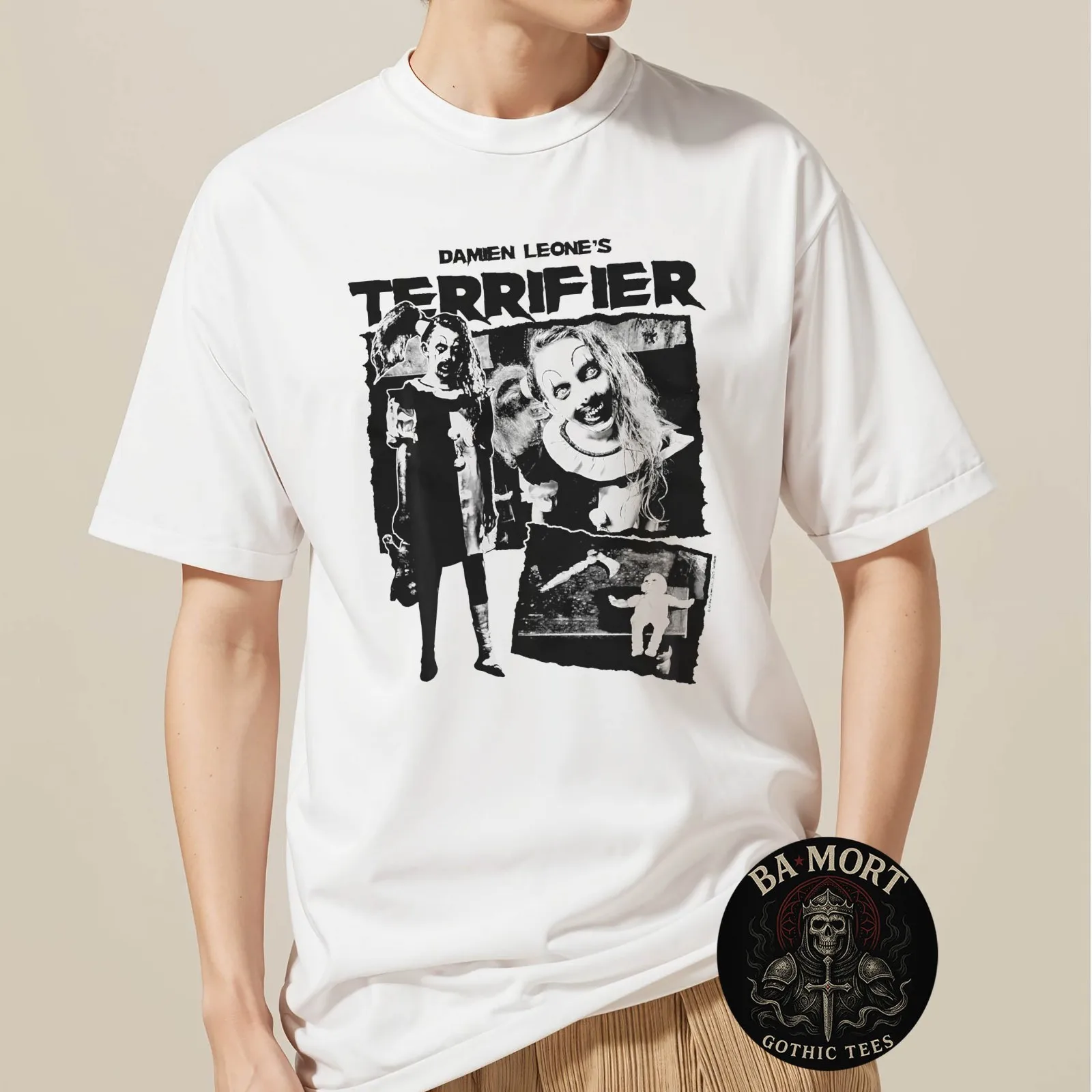 Creepy Horror Movie Tee Featuring Disturbing Girl Art Design
Creepy Horror Movie Tee Featuring Disturbing Girl Art Design