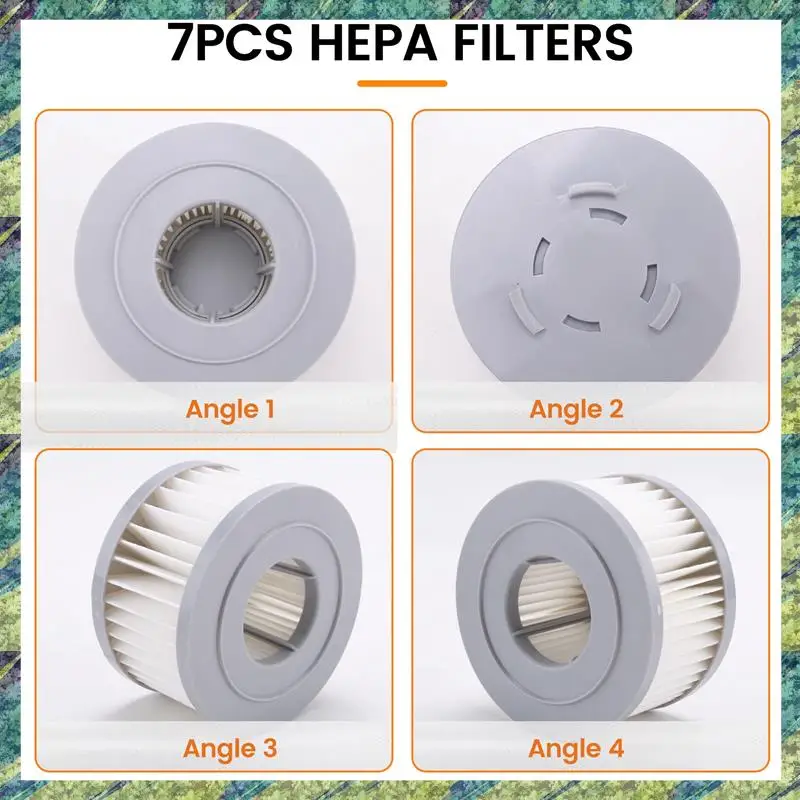 Nana 7Pcs HEPA Filters For Xiaomi JIMMY JV85 JV85 Pro H9 Pro A6/A7/A8 Cordless Hand Vacuum
Nana 7Pcs HEPA Filters For Xiaomi JIMMY JV85 JV85 Pro H9 Pro A6/A7/A8 Cordless Hand Vacuum