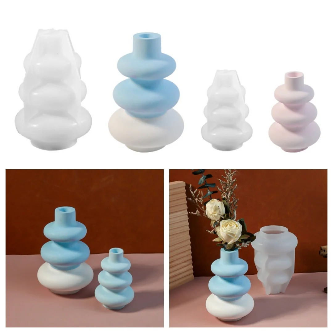 Round Flower Vase Silicone Mold Concrete Cement Desktop Decoration Epoxy Resin Mould
Round Flower Vase Silicone Mold Concrete Cement Desktop Decoration Epoxy Resin Mould