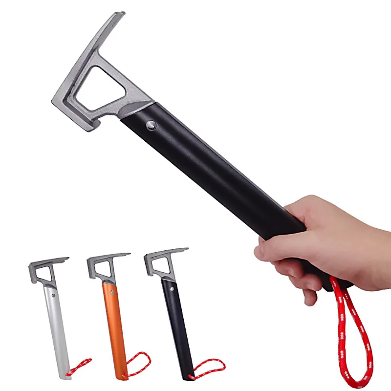 Outdoor multi-function ground nail hammer camp nail puller tent nail hammer canopy camping hammer
Outdoor multi-function ground nail hammer camp nail puller tent nail hammer canopy camping hammer