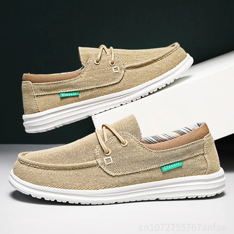 Spring/Autumn Men's Canvas Shoes Retro Loafers Lightweight Flats Leisure Footwear Male Summer Moccasin Men Casual Business Shoe
Spring/Autumn Men's Canvas Shoes Retro Loafers Lightweight Flats Leisure Footwear Male Summer Moccasin Men Casual Business Shoe