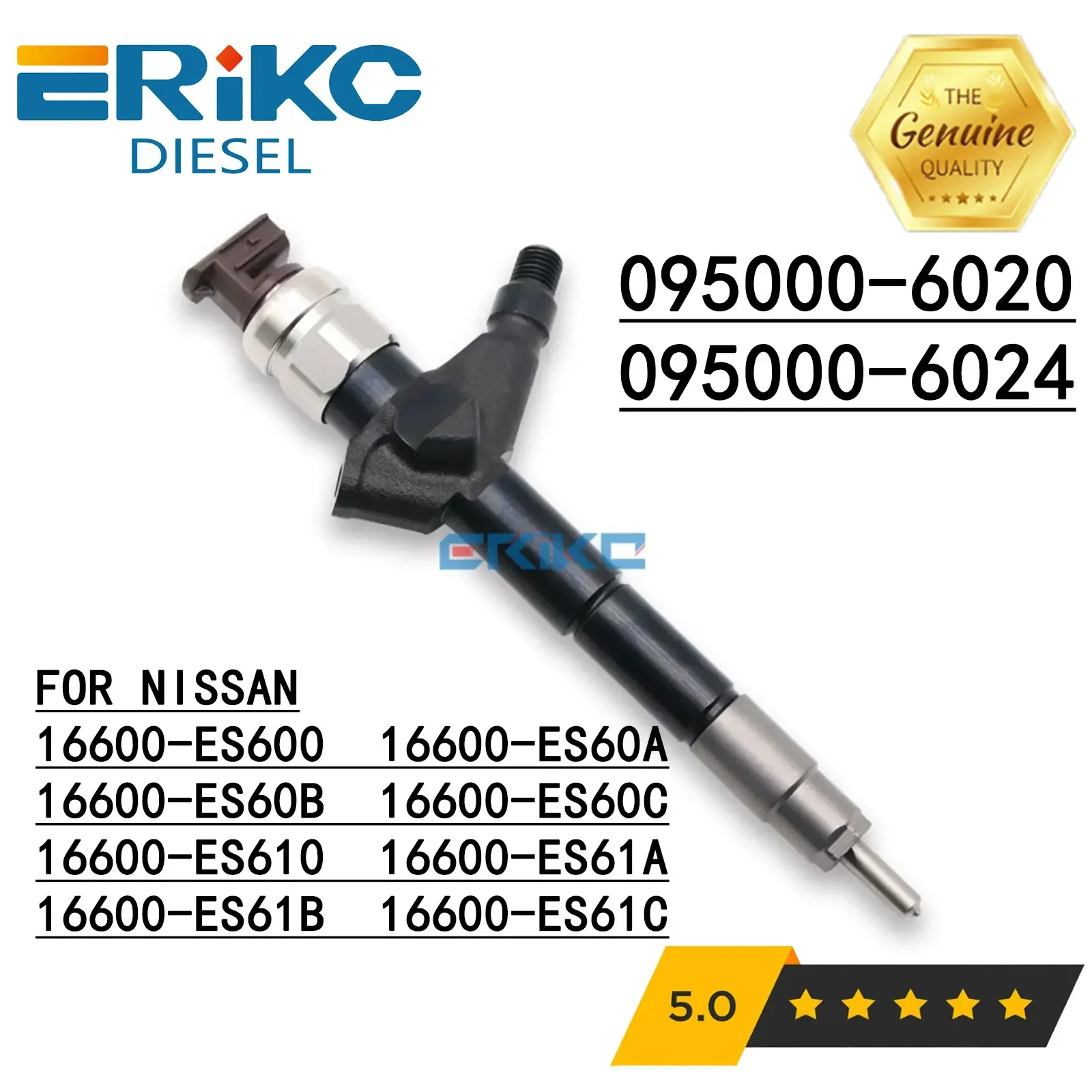 095000 -6024 16600-ES600 ОРИГИНАЛЬНЫЙ НОВЫЙ инжектор Common Rail 095000 -6020 095000 -6021 для DENSO NISSAN X-Trail 2.2L 16600-ES60A
095000 -6024 16600-ES600 ОРИГИНАЛЬНЫЙ НОВЫЙ инжектор Common Rail 095000 -6020 095000 -6021 для DENSO NISSAN X-Trail 2.2L 16600-ES60A