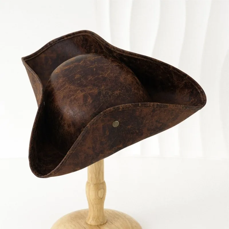 Men's and women's performance party hats decorative brown patterned dance props triangular
Men's and women's performance party hats decorative brown patterned dance props triangular
