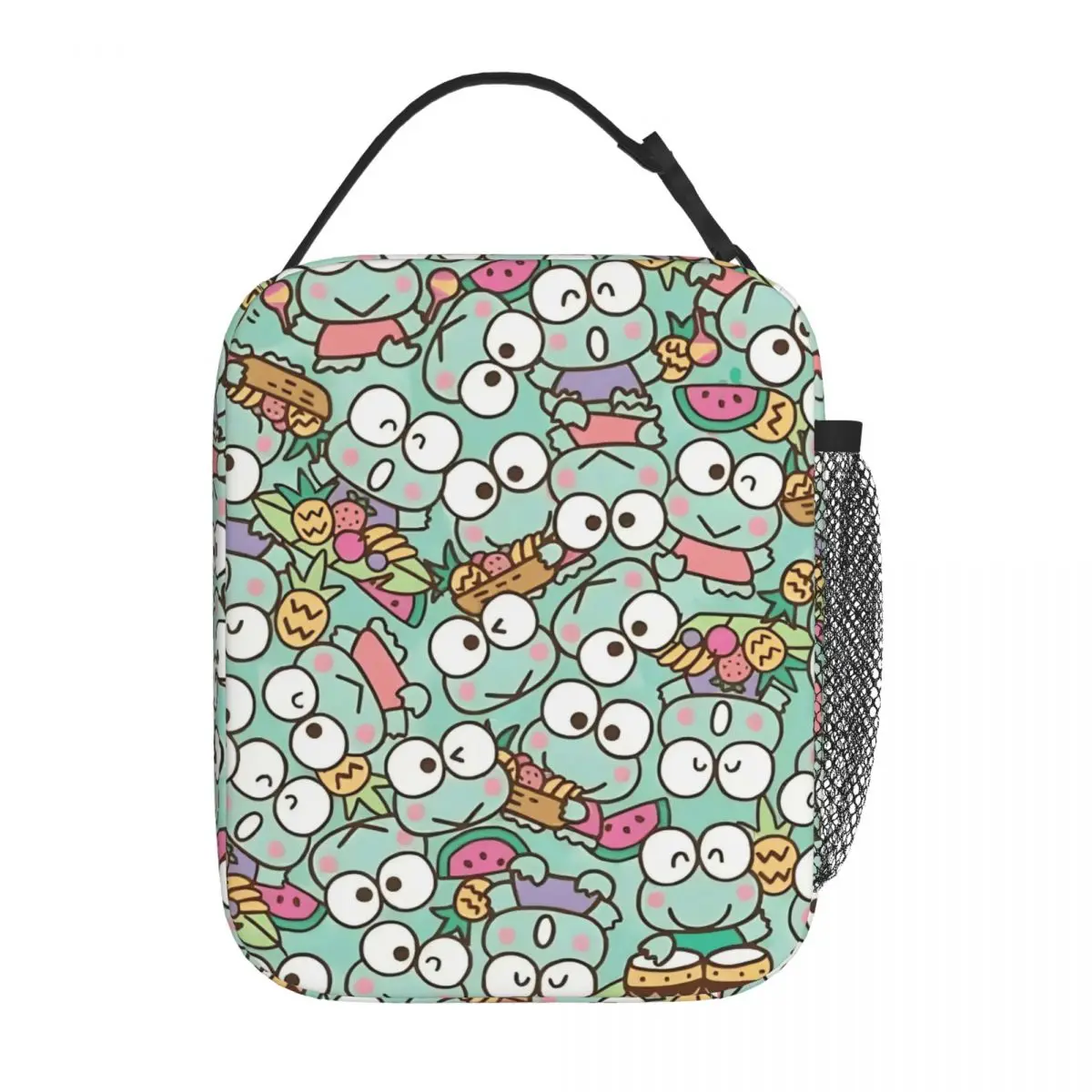 Custom K-Keroppis Pattern Lunch Bag Cooler Thermal Interesting Insulated Lunch Boxes for School
Custom K-Keroppis Pattern Lunch Bag Cooler Thermal Interesting Insulated Lunch Boxes for School