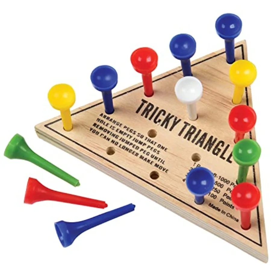 U.S. Toy Tricky Triangle Game - Travel Games, Assorted, MU845
U.S. Toy Tricky Triangle Game - Travel Games, Assorted, MU845