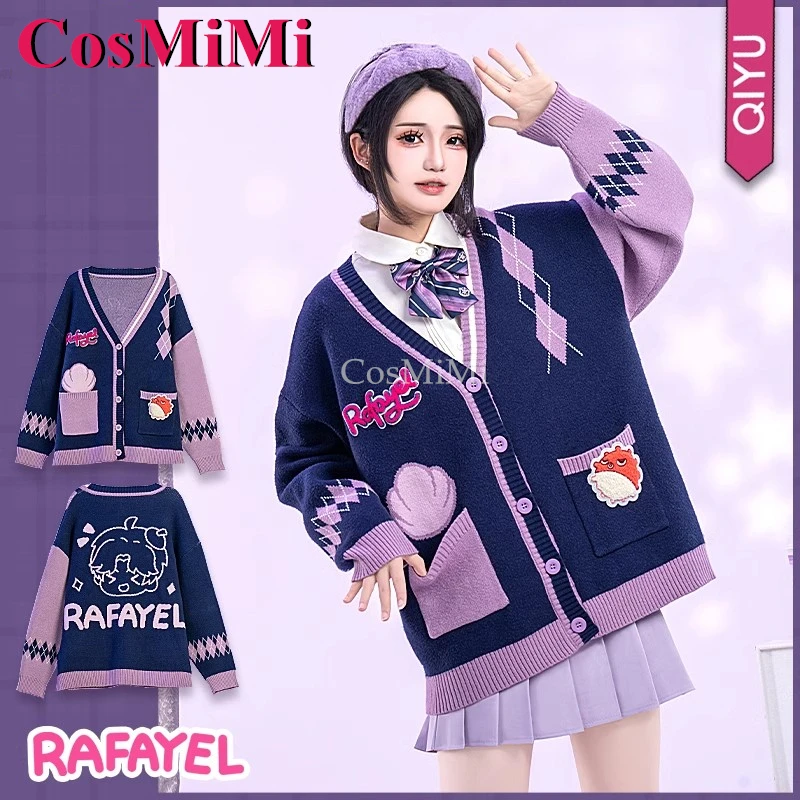 CosMiMi Game Love And Deepspace Rafayel Косплей Костюм Производный продукт Модный милый милый свитер Пальто Повседневный наряд S-L
CosMiMi Game Love And Deepspace Rafayel Косплей Костюм Производный продукт Модный милый милый свитер Пальто Повседневный наряд S-L