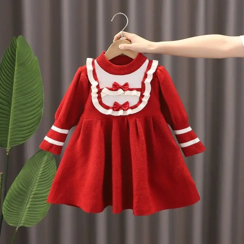 2024 Autumn Winter Baby Girl Clothes Knitted SweaterDress Infant Girl Pleated Dress Infant Girl Outfit
2024 Autumn Winter Baby Girl Clothes Knitted SweaterDress Infant Girl Pleated Dress Infant Girl Outfit