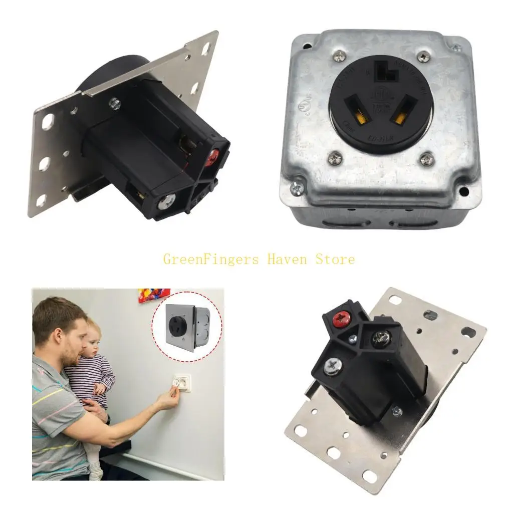 F68D 30 AMP Electrical Outlet Установка с металлическими пластинами и перекрестками коробки
F68D 30 AMP Electrical Outlet Установка с металлическими пластинами и перекрестками коробки