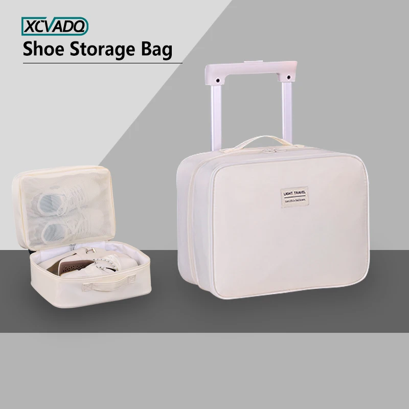 1pcs 2-Layer Portable Shoe Storage Bag with Trolley Sleeve Travel Shoe Packing Cubes for Organizing Footwear
1pcs 2-Layer Portable Shoe Storage Bag with Trolley Sleeve Travel Shoe Packing Cubes for Organizing Footwear