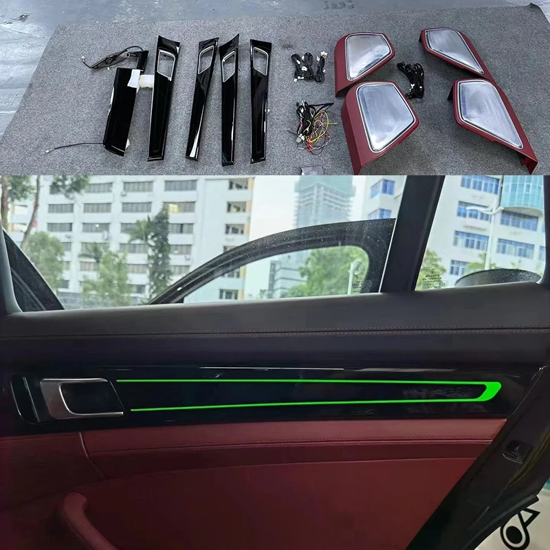 Для Porsche Panamera 971 замена 7 цветов окружающего освещения интерьер атмосферного освещения 4-дверная акустическая лампа 2017-2021
Для Porsche Panamera 971 замена 7 цветов окружающего освещения интерьер атмосферного освещения 4-дверная акустическая лампа 2017-2021