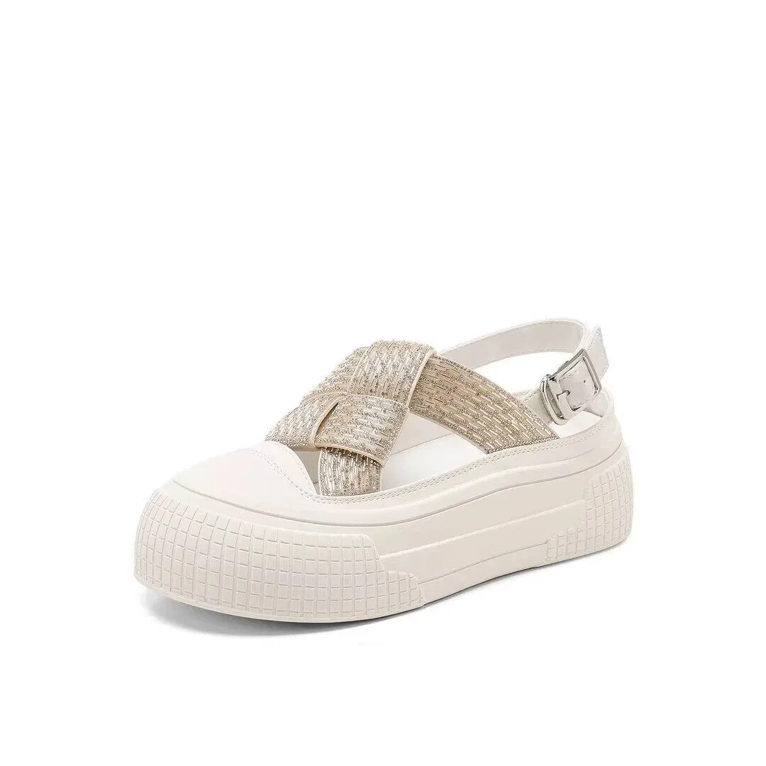 2026 Fashion Versatile Woven Strap Casual Platform Women's Sandals
2026 Fashion Versatile Woven Strap Casual Platform Women's Sandals
