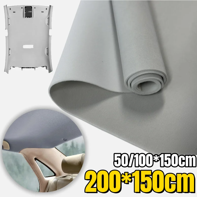 Sponge Backed Automotive Roof Fabric for Car Interior Renovation Non-sticky Car Headliner Fabric Auto Roof Ceiling Liner Repair
Sponge Backed Automotive Roof Fabric for Car Interior Renovation Non-sticky Car Headliner Fabric Auto Roof Ceiling Liner Repair