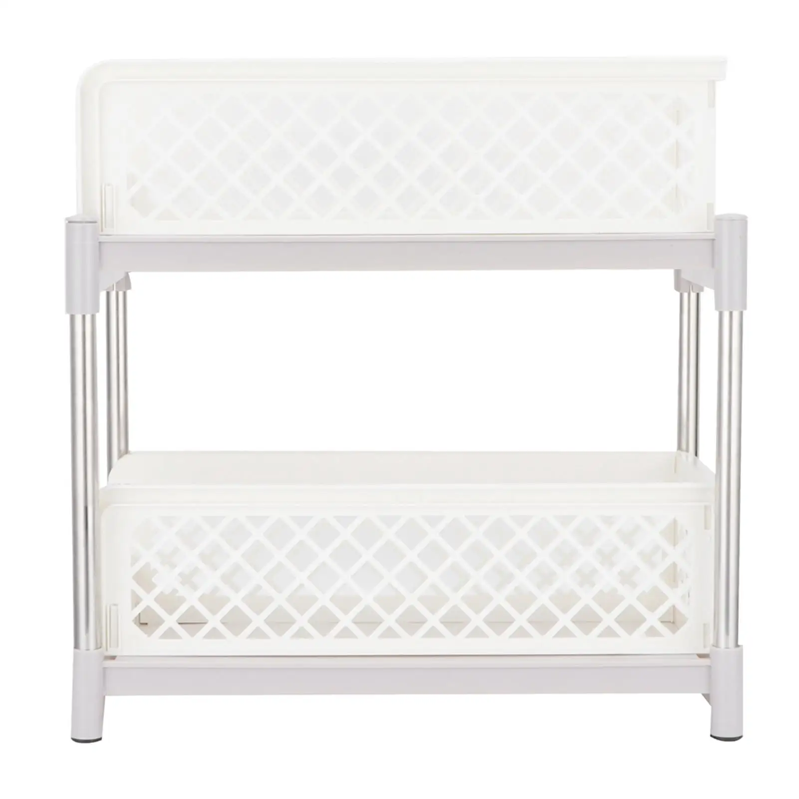 2-Layer Sliding Basket Bathroom Organizer Cabinet - White Shower Shelves for Space Saving Storage
2-Layer Sliding Basket Bathroom Organizer Cabinet - White Shower Shelves for Space Saving Storage