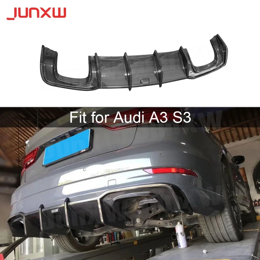 Carbon Fiber Rear Bumper Lip Spoiler for Audi A3 Sline S3 Sedan 2017 2018 2019 Not For A3 Standard Rear Diffuser Car Styling
Carbon Fiber Rear Bumper Lip Spoiler for Audi A3 Sline S3 Sedan 2017 2018 2019 Not For A3 Standard Rear Diffuser Car Styling