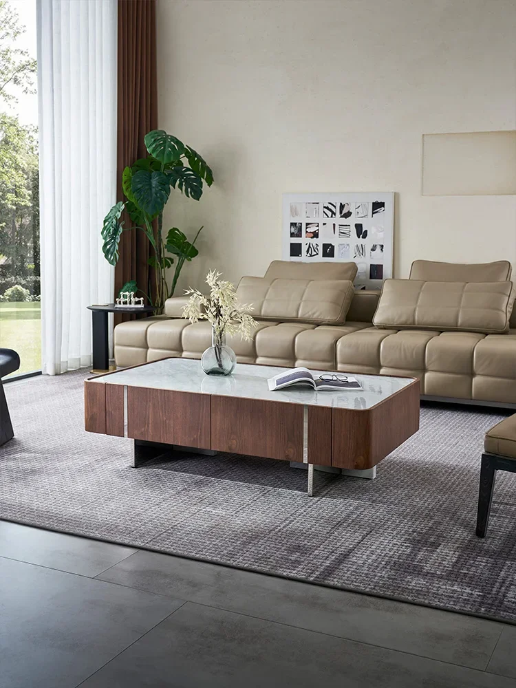Italian minimalist luxury stone coffee table light luxury designer natural marble coffee table3286
Italian minimalist luxury stone coffee table light luxury designer natural marble coffee table3286
