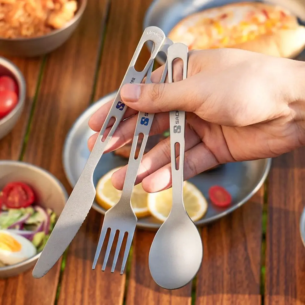 High Quality Portable Titanium Spoon Long Handle Environmental Outdoor Camping Fork Light Titanium Cookware Outdoor Tool
High Quality Portable Titanium Spoon Long Handle Environmental Outdoor Camping Fork Light Titanium Cookware Outdoor Tool