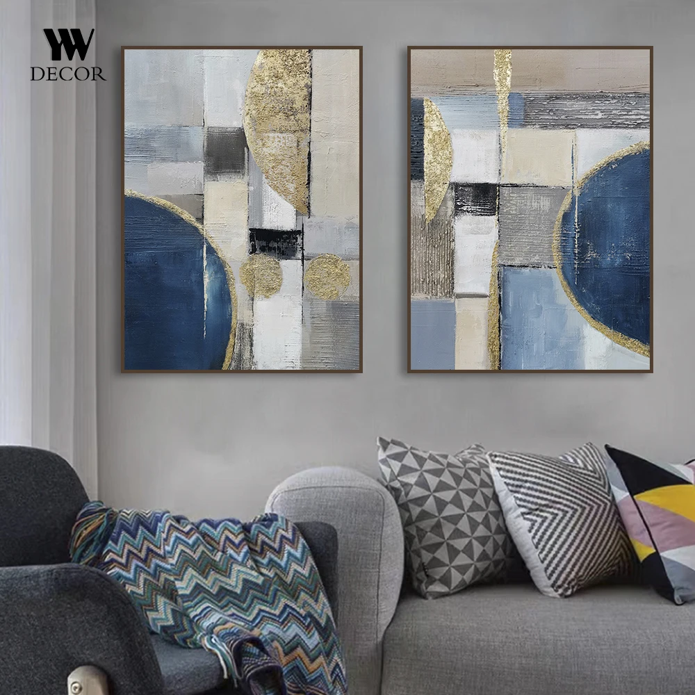 Abstract Modern Geometry Blue Gold Line Canvas Painting Wall Art Poster For Living Room Nordic Decor Cuadros Gifts
Abstract Modern Geometry Blue Gold Line Canvas Painting Wall Art Poster For Living Room Nordic Decor Cuadros Gifts