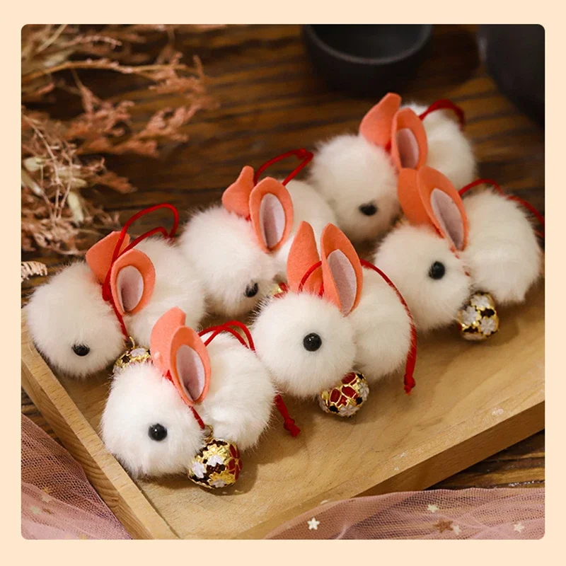 Cartoon Cute Rabbit Plush Doll Keychain Creative Mid-autumn Festival Bell Bunny Plush Schoolbag Pendant Children's Birthday Gift
Cartoon Cute Rabbit Plush Doll Keychain Creative Mid-autumn Festival Bell Bunny Plush Schoolbag Pendant Children's Birthday Gift