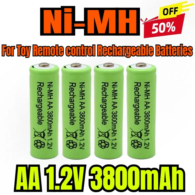 Новая Ni-MH аккумуляторная батарея AA 1,2 В 3800 мАч для игрушечного пульта дистанционного управления, аккумуляторная батарея AA 1,2 В
Новая Ni-MH аккумуляторная батарея AA 1,2 В 3800 мАч для игрушечного пульта дистанционного управления, аккумуляторная батарея AA 1,2 В